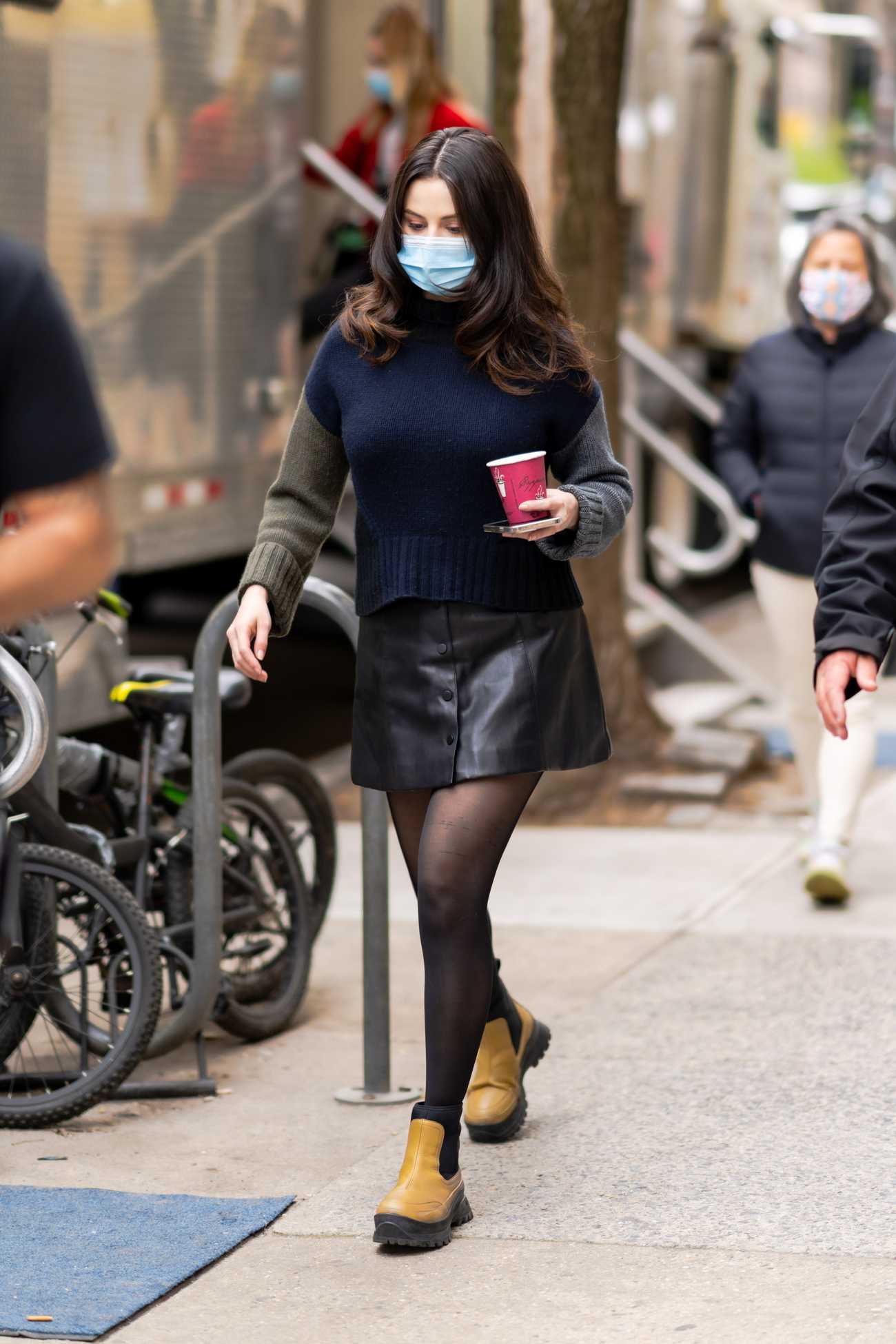 Selena Gomez filming ‘Only Murders In The Building’ on April 10